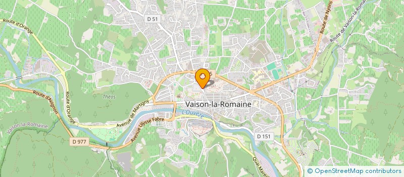 localisation de l'entreprise SCI CHAMPFLOUR  LE PONTET