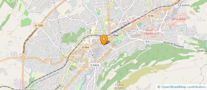 localisation de l'entreprise SCI CHAMPFONT  GAP