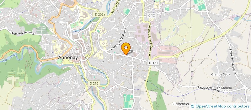 localisation de l'entreprise SCI CHAMPGURIN à ANNONAY
