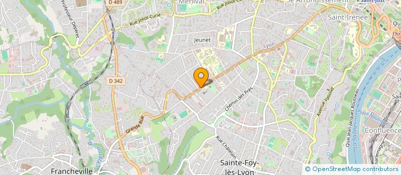 localisation de l'entreprise SCI CHAMPIGNAC  LYON