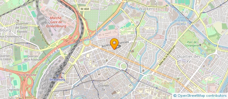 localisation de l'entreprise SCI CHAMPIGNAC  STRASBOURG