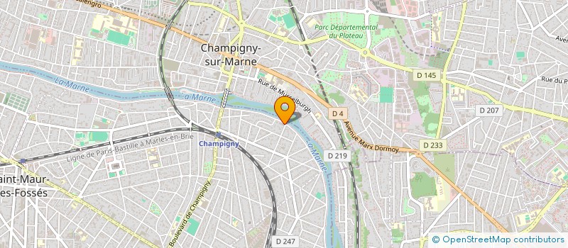 localisation de l'entreprise SCI CHAMPIGNOL à SAINT-MAUR-DES-FOSSES