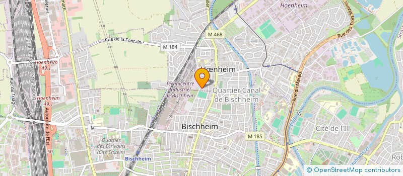 localisation de l'entreprise SCI CHAMPIGNONS  HNHEIM