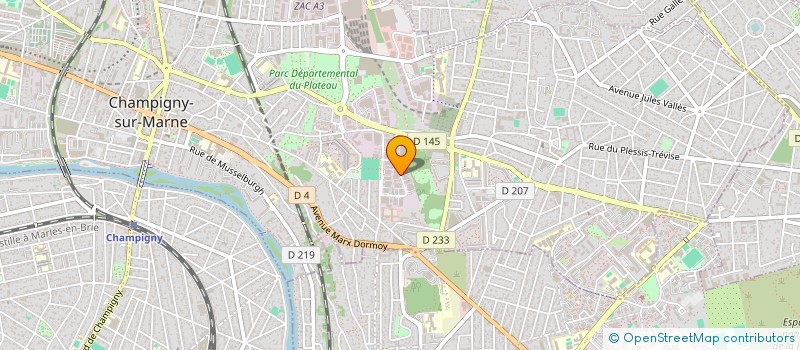 localisation de l'entreprise SCI CHAMPIGNY  CHAMPIGNY-SUR-MARNE