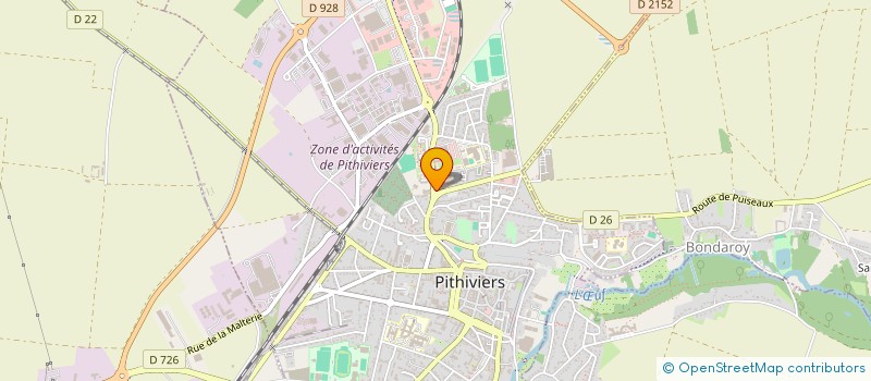 localisation de l'entreprise SCI CHAMPIGNY à PITHIVIERS