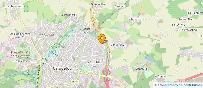 localisation de l'entreprise SCI CHAMPION  CARQUEFOU