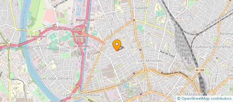 localisation de l'entreprise SCI CHAMPION THERMOPYLES à TOULOUSE