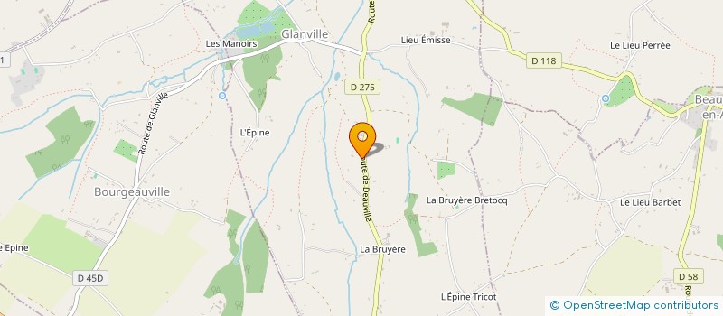 localisation de l'entreprise SCI CHAMPIONNET AGUTTE  GLANVILLE