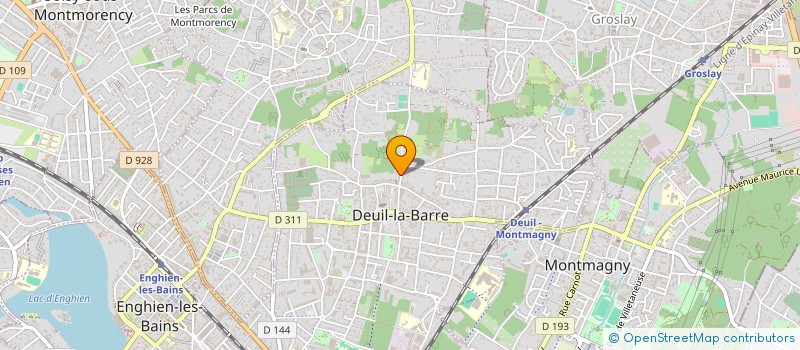 localisation de l'entreprise SCI CHAMPIONNET DAMREMONT  DEUIL-LA-BARRE