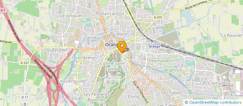 localisation de l'entreprise SCI CHAMPISERE  ORANGE