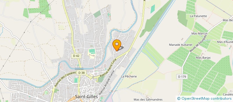 localisation de l'entreprise SCI CHAMPLAN à SAINT-GILLES