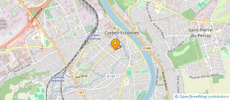 localisation de l'entreprise SCI CHAMPLOUIS à CORBEIL-ESSONNES