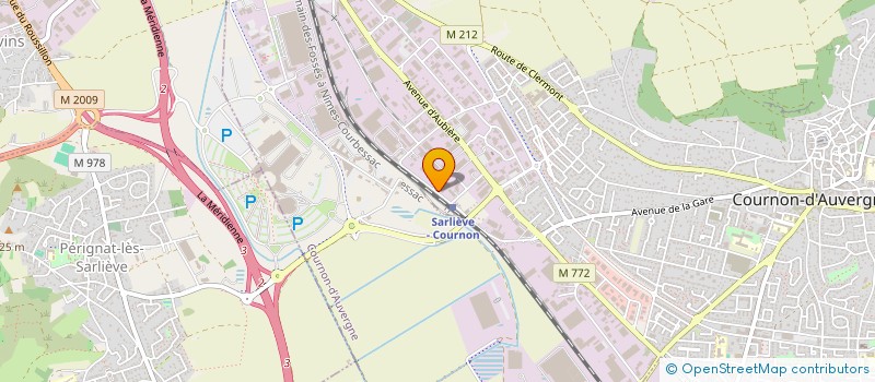 localisation de l'entreprise SCI CHAMPMARAIS  COURNON-D'AUVERGNE