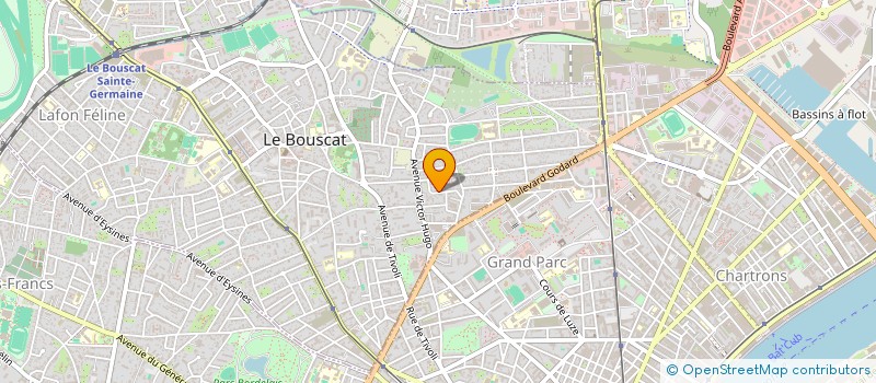 localisation de l'entreprise SCI CHAMPOLLION  LE BOUSCAT