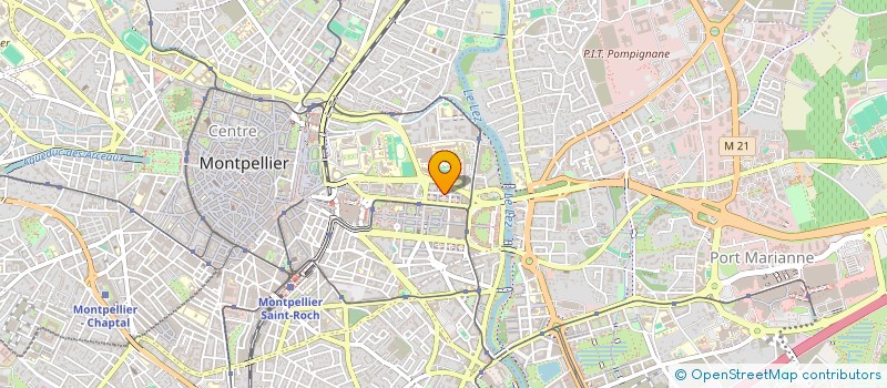 localisation de l'entreprise SCI CHAMPORT à MONTPELLIER