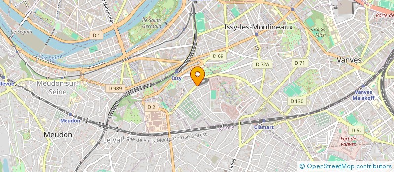 localisation de l'entreprise SCI CHAMPOTEME à ISSY-LES-MOULINEAUX