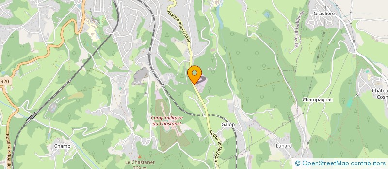 localisation de l'entreprise SCI CHAMPOUGNY  BRIVE-LA-GAILLARDE