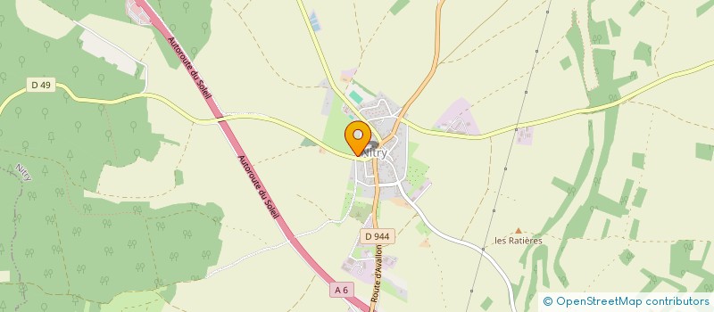 localisation de l'entreprise SCI CHAMPS COPIN  NITRY