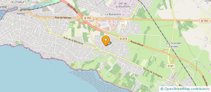 localisation de l'entreprise SCI CHAMPS DE BOIS  PORNIC