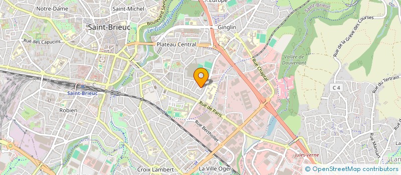 localisation de l'entreprise SCI CHAMPS DE PIES à SAINT-BRIEUC