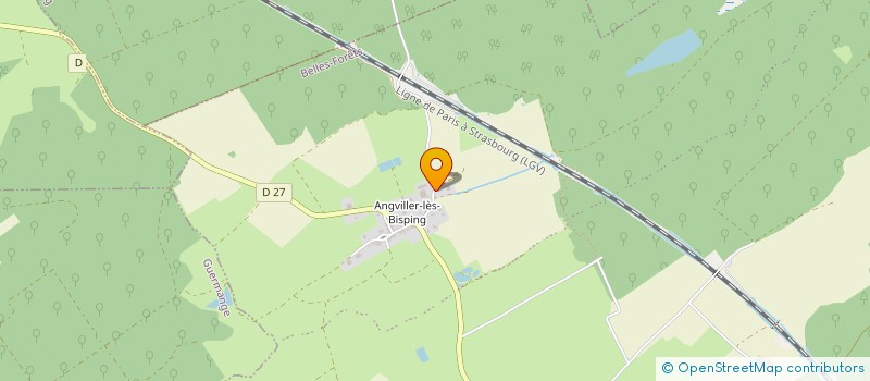 localisation de l'entreprise SCI CHAMPS DU BOIS  BELLES-FORETS