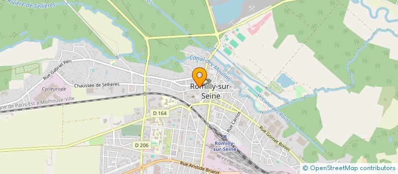 localisation de l'entreprise SCI CHAMPS ELYSEES  ROMILLY-SUR-SEINE