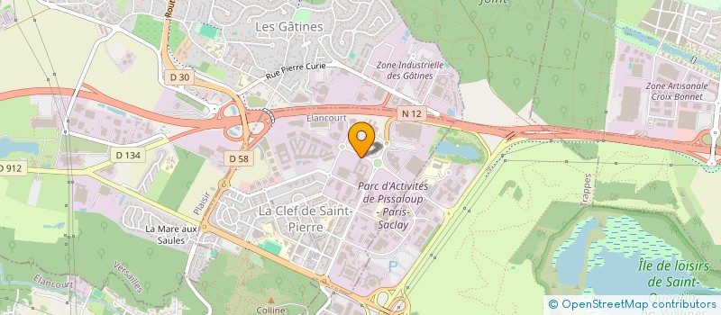 localisation de l'entreprise SCI CHAMPS LAGARDE à ELANCOURT