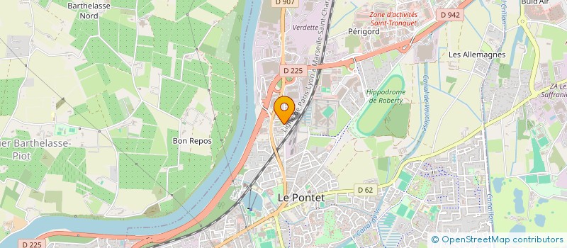 localisation de l'entreprise SCI CHAMPSLONG  LE PONTET