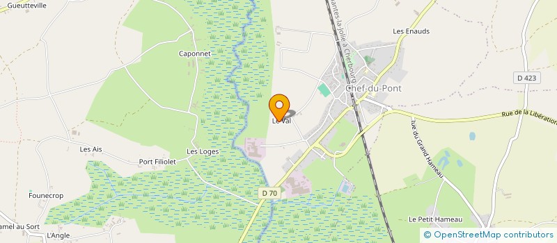 localisation de l'entreprise SCI CHAMPVALON à CARENTAN-LES-MARAIS