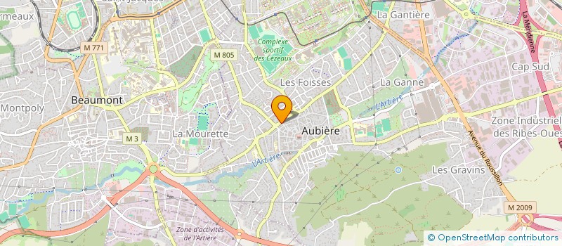 localisation de l'entreprise SCI CHAMPVOISINE  AUBIERE