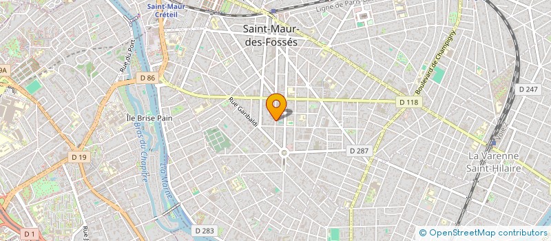 localisation de l'entreprise SCI CHAMPY 1 à SAINT-MAUR-DES-FOSSES