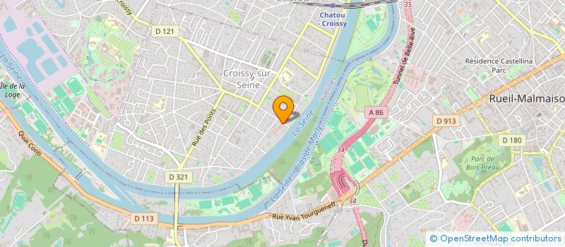 localisation de l'entreprise SCI CHAMRES 9  CROISSY-SUR-SEINE