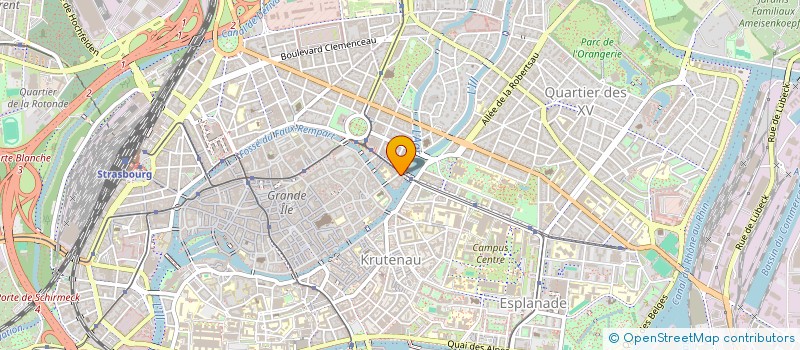 localisation de l'entreprise SCI CHAMSZADEH CANTONI  STRASBOURG