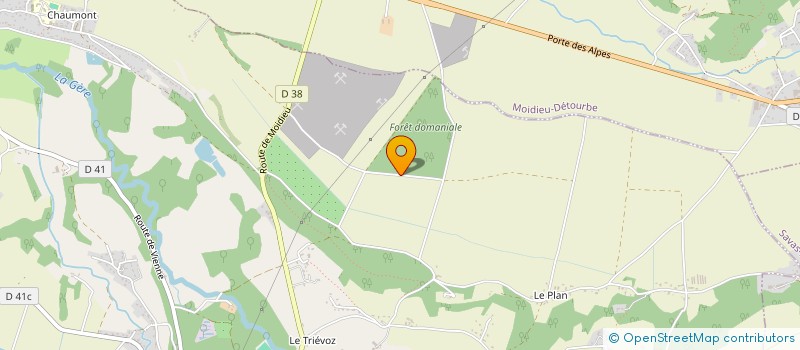 localisation de l'entreprise SCI CHAMYTO  EYZIN-PINET