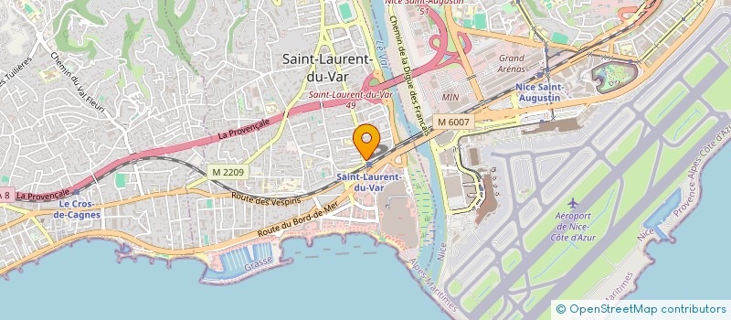 localisation de l'entreprise SCI CHAN à SAINT-LAURENT-DU-VAR