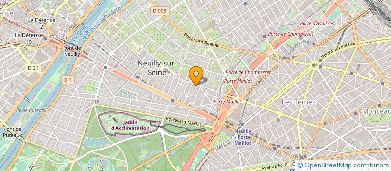 localisation de l'entreprise SCI CHAN-SO à NEUILLY-SUR-SEINE