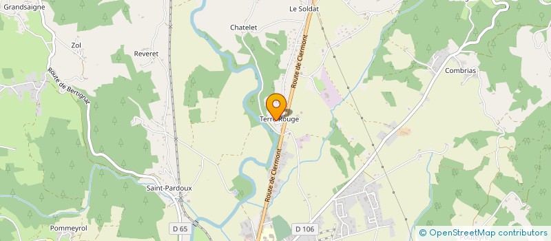 localisation de l'entreprise SCI CHANALOC  AMBERT