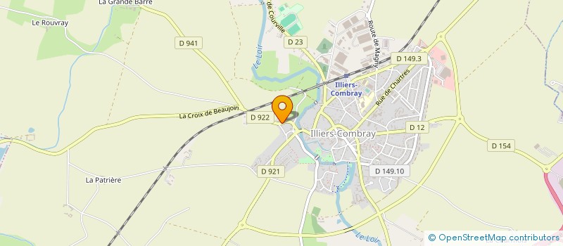 localisation de l'entreprise SCI CHANAM à ILLIERS-COMBRAY