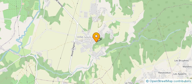 localisation de l'entreprise SCI CHANAS POLE SANTE  VILLE-SOUS-ANJOU