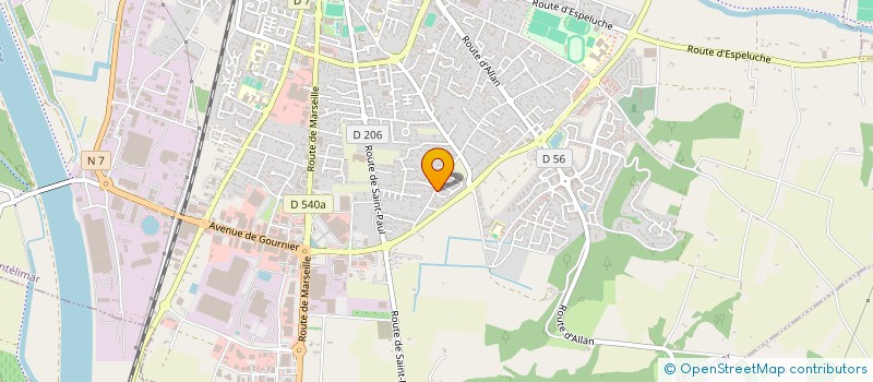 localisation de l'entreprise SCI CHANAY à MONTELIMAR
