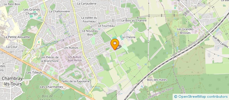 localisation de l'entreprise SCI CHANBER  SAINT-AVERTIN