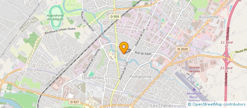 localisation de l'entreprise SCI CHANBER  MONTAUBAN