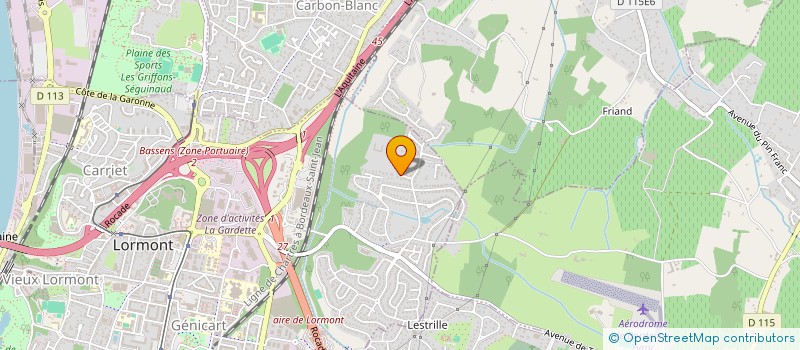 localisation de l'entreprise SCI CHANBRUNOIT  LORMONT