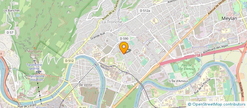 localisation de l'entreprise SCI CHANBY  LA TRONCHE