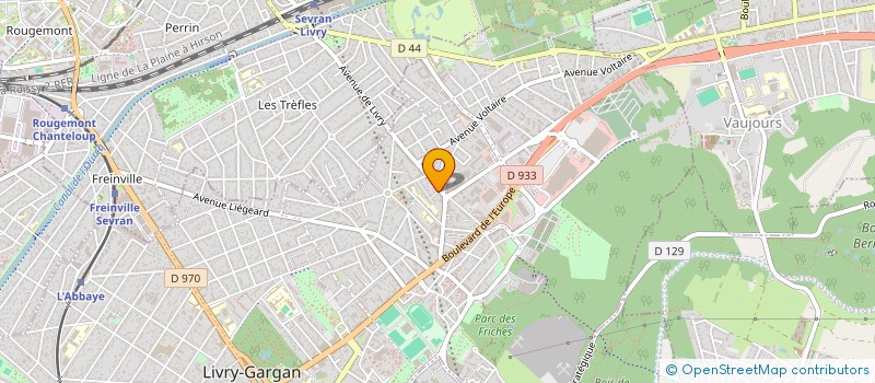 localisation de l'entreprise SCI CHANC'E à LIVRY-GARGAN