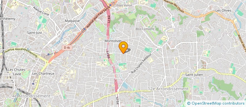 localisation de l'entreprise SCI CHANCE à MARSEILLE