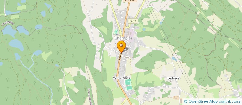 localisation de l'entreprise SCI CHANCE  CHAMPIER