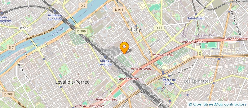 localisation de l'entreprise SCI CHANCE MILLY à CLICHY