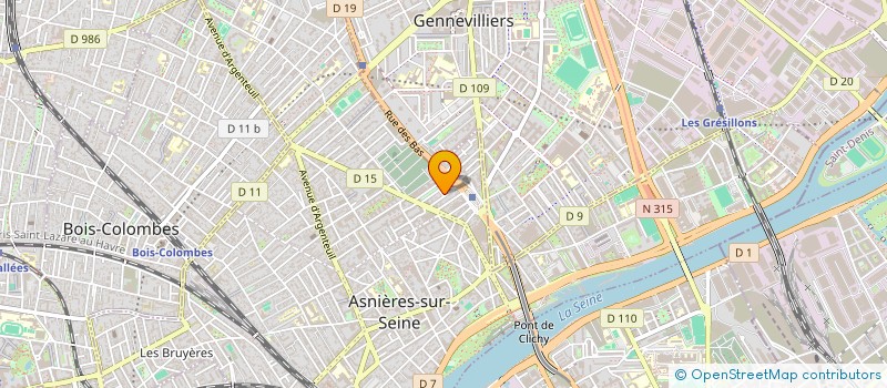 localisation de l'entreprise SCI CHANCE MILLY à ASNIERES-SUR-SEINE
