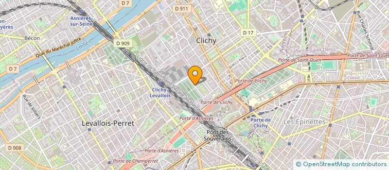 localisation de l'entreprise SCI CHANCE MILLY à CLICHY